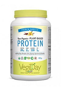Vegiday Raw Organic Protein (French Vanilla) - 972g