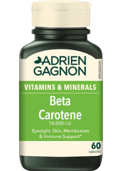 Beta Carotene 10,000iu - 60 Caps - Adrien Gagnon