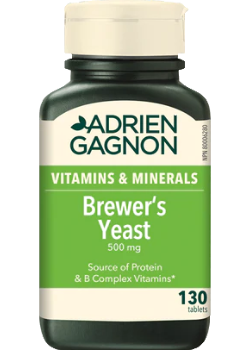 Brewer's Yeast 500mg - 130 Tabs - Adrien Gagnon
