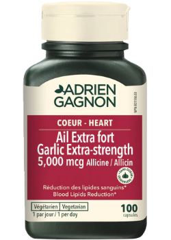 Garlic Extra Strength 5,000mcg Of Allicine - 100 Caps - Adrien Gagnon