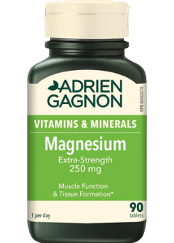 Magnesium Extra Strength 250mg - 90 Tabs - Adrien Gagnon