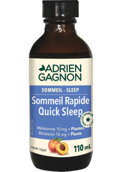 Quick Sleep Melatonin 10mg + Plants (Peach) - 110ml