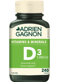 Vitamin D3 1,000iu - 240 Tabs