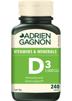 Vitamin D3 1,000iu - 240 Tabs