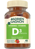 Vitamin D3 2,500iu (Sugar Free Mango Strawberry) - 45 Gummies