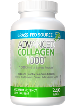 Advanced Collagen 1,000mg (Bovine) - 240 Tabs + BONUS