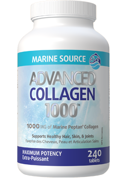 Advanced Collagen 1,000mg (Marine) - 240 Tabs + BONUS