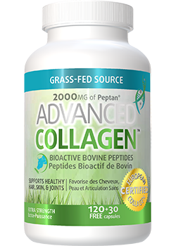 Advanced Collagen (Grass Fed Bovine Source) 500mg - 150 Caps + BONUS