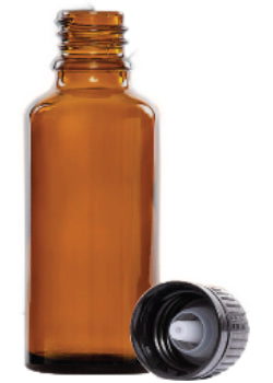 DIY Empty Dropper Bottle (Amber Glass) - 30ml