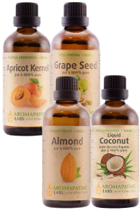 Base Oil 4 Packet (Almond, Apricot, Liquid Coconut, Grape Seed) - 4 x 100ml