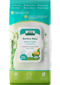 Bamboo Baby Instant Bath Towelettes - 25 Wipes