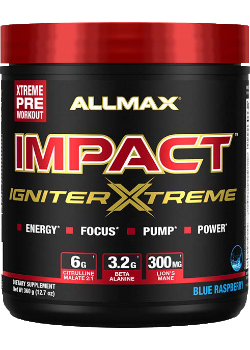 Impact Igniter Xtreme (Blue Raspberry) - 360g + BONUS