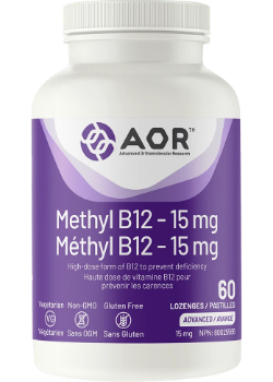 Methyl B-12 15mg - 60 Lozenges + BONUS