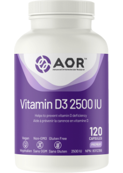 Vitamin D3 2,500iu - 120 Caps