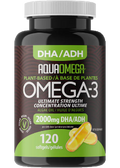 Plant-Based Omega-3 Ultimate Strength Algae Oil 2,000mg DHA - 120 Softgels + BONUS