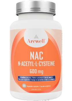 NAC (N-Acetyl-L-Cysteine) 600mg - 90 V-Caps