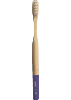 Adult Bamboo Toothbrush (Purple Handle) - 1 Brush