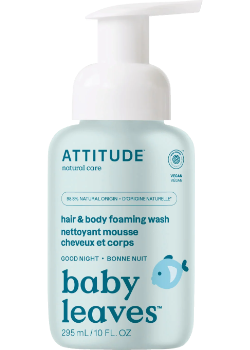 Baby Leaves 2-In-1 Hair & Body Foaming Wash (Goodnight Almond Milk) - 295ml