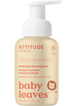 Baby Leaves 2-In-1 Hair & Body Foaming Wash (Pear Nectar) - 295ml