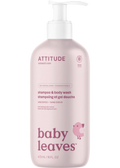 Baby Leaves 2-In-1 Shampoo & Body Wash (Unscented) - 473ml