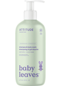 Baby Leaves 2-In-1 Shampoo & Body Wash (Sweet Apple) - 473ml