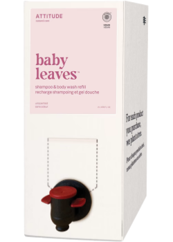 Baby Leaves Natural 2-In-1 Shampoo & Body Wash Refill (Unscented) - 2L