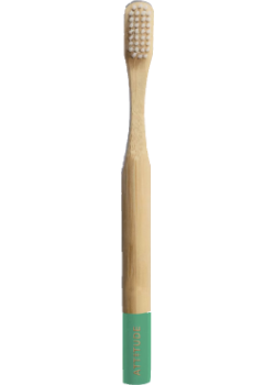 Children Bamboo Toothbrush (Green Handle) - 1 Brush