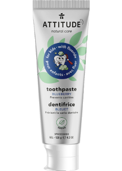 Little Ones Toothpaste With Fluoride For Kids (Blueberry) - 120g