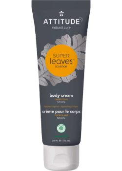 Super Leaves Men's Body Cream Energizing (Ginseng) - 240ml
