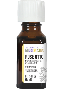 Rose Otto Pure Essential Oil In Jojoba Oil (Balancing) - 15ml