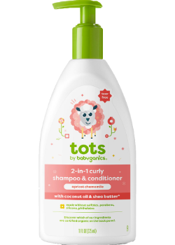 Tots 2-In-1 Shampoo & Conditioner (Apricot Chamomile) - 325ml