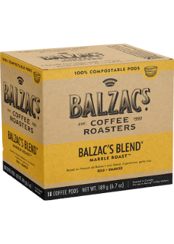Balzac's Blend (Marble Roast) - 18 Coffee Pods