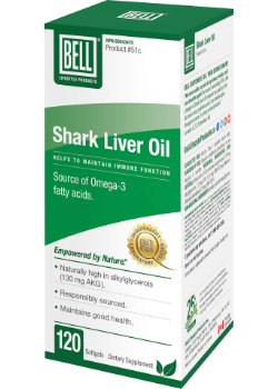 Bell Shark Liver Oil #51 500mg - 120 Softgels