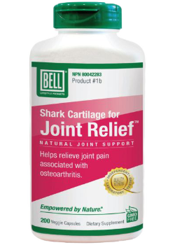 Bell Shark Cartilage For Joint Relief #1b 750mg - 200 V-Caps