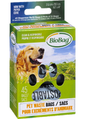 Pet Waste Dispenser Refills (3 Rolls Of 15 Bags) - 45 Bags