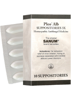 Sanum Pleo Alb (Albicansan) Suppositories 3X - 10 Suppositories