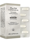 Sanum Pleo Pef (Pefrakehl) Capsules 4X - 20 Caps