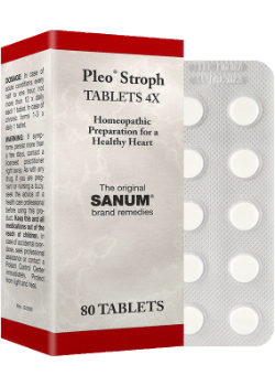 Sanum Pleo Stroph (Strophanthus) Tablets 4X - 80 Tabs