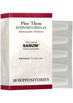 Sanum Pleo Thym (Thymokehl) Suppositories 6X - 10 Suppositories