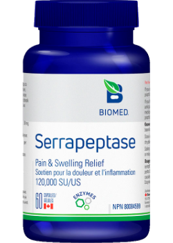 Serrapeptase 120,000 SU - 60 Caps