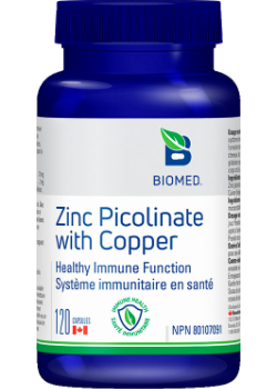 Zinc Picolinate With Copper - 120 Caps