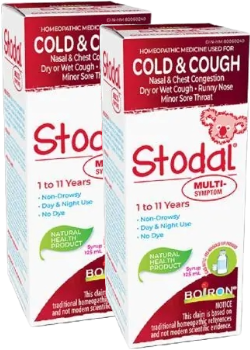 Stodal Cold & Cough Syrup For Children (Multi-Symptoms) - 2 x 125ml