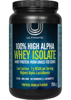 100% High Alpha Whey Isolate (Tropical Vanilla) - 750g - Ultimate