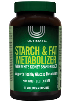 Ultimate Starch & Fat Metabolizer With White Kidney Bean Extract - 90 V-Caps