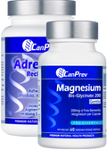 Adrenal-Pro - 120 V-Caps + Magnesium Bis-Glycinate 200 Gentle - 60 V-Caps FREE