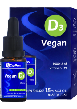 D3 Drops 1,000iu (Vegan) - 15ml