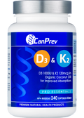 D3 & K2 (Organic Coconut Oil) - 240 Softgel + BONUS