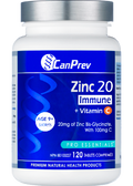 Zinc 20 Immune + Vitamin C - 120 Tabs