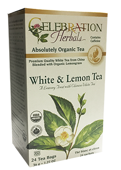 White & Lemon Tea (Organic) - 24 Tea Bags