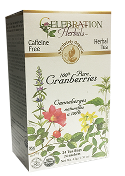 Cranberries 100% Pure Tea (Organic) - 24 Tea Bags